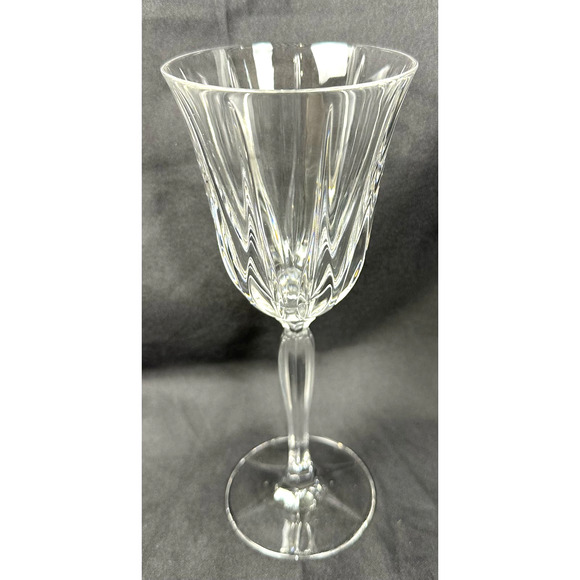 Noritake VENDOME Crystal Water Goblet Vintage Retired 8 5/8" Stunning! - Picture 1 of 6